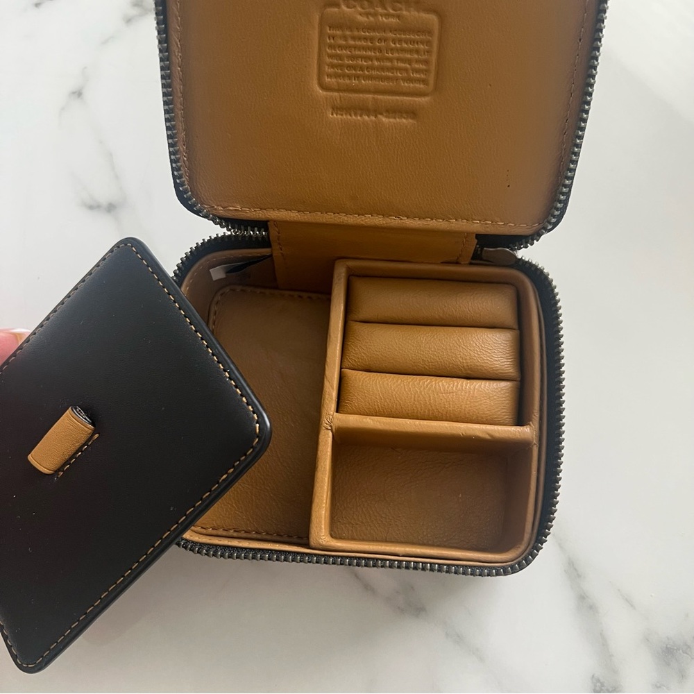 Coach jewelry travel box